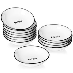 Porcelain sauce dish set of 12